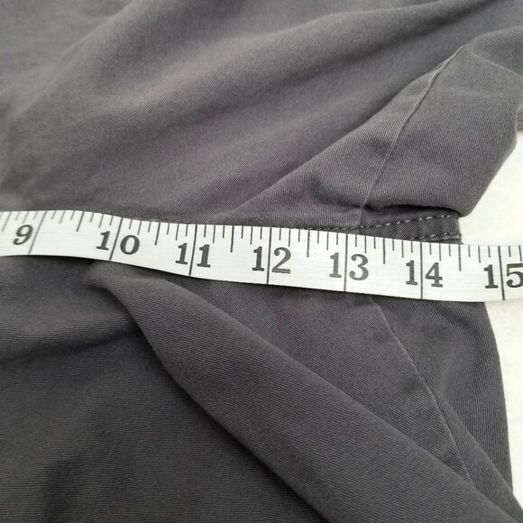 George Mens Cargo Shorts Size 44 Charcoal Gray Cotton Utility Pockets Streetwear - Picture 7 of 8